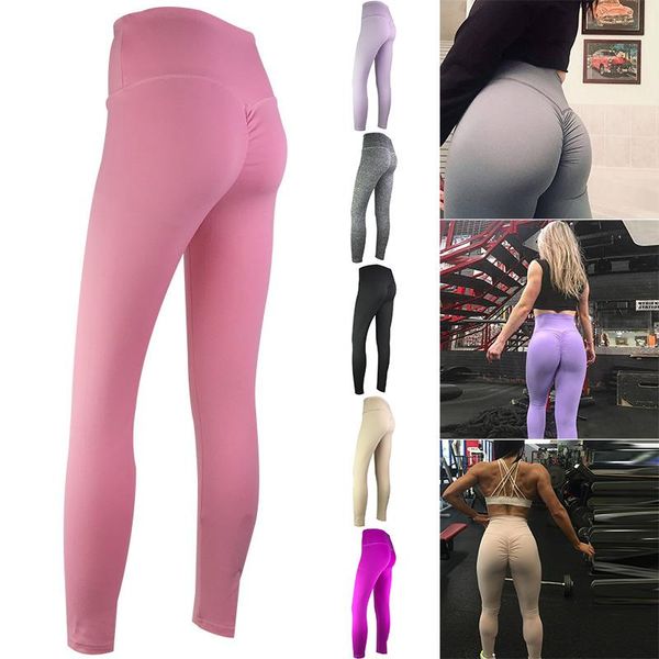 high waist yoga pants for women solid elastic sports leggings hip lifting ldf668
high waist yoga pants for women solid elastic sports leggings hip lifting ldf668