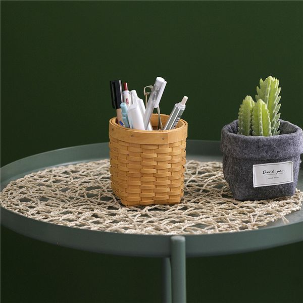 1pc rotan bloem vaas plant stand pen holder organizer deskdecorations handmade storage potlood mand pot
1pc rotan bloem vaas plant stand pen holder organizer deskdecorations handmade storage potlood mand pot