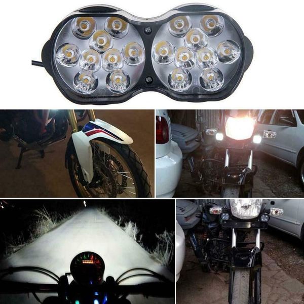 car headlights 18led motorcycle headlight 30w 3000lm moto light assembly spotlights motorbike lighting 6500k white 9-85v waterproof lights
car headlights 18led motorcycle headlight 30w 3000lm moto light assembly spotlights motorbike lighting 6500k white 9-85v waterproof lights