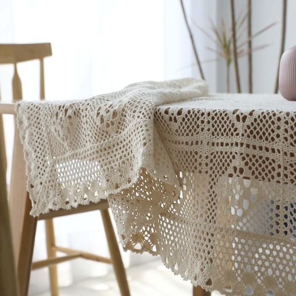 table cloth pastoral handmade crochet cover towel cotton woven tablecloth hollow piano props
table cloth pastoral handmade crochet cover towel cotton woven tablecloth hollow piano props