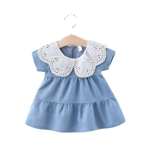 girl's dresses cotton woven summer blue lace collar short sleeves girl dress sweet princess pleated daily wearing1, Red;yellow
girl's dresses cotton woven summer blue lace collar short sleeves girl dress sweet princess pleated daily wearing1, Red;yellow