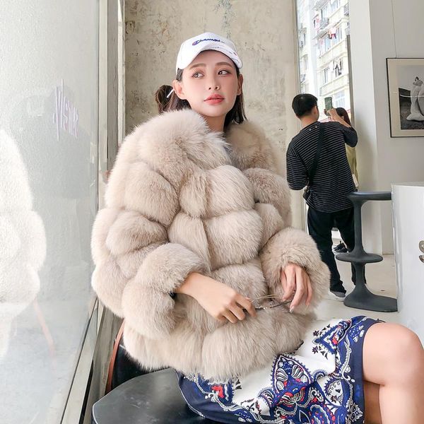 women's fur & faux harppihop* arrival women winter thick coat real jacket stand collar outfit, Black
women's fur & faux harppihop* arrival women winter thick coat real jacket stand collar outfit, Black