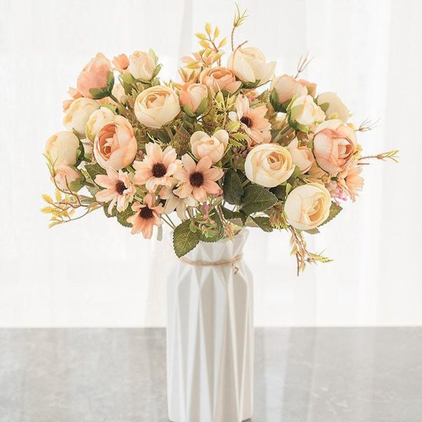 decorative flowers & wreaths 1 bundle artificial silk rose bouquet small home party spring wedding bride decoration fake flower 30cm
decorative flowers & wreaths 1 bundle artificial silk rose bouquet small home party spring wedding bride decoration fake flower 30cm