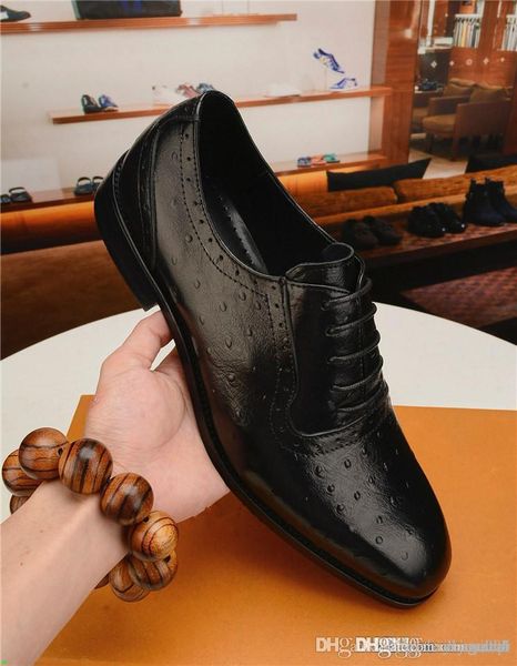 designeer men dress shoes handmade personality trend paty leather wedding shoes luxury men flats leather oxfords formal shoes 33, Black
designeer men dress shoes handmade personality trend paty leather wedding shoes luxury men flats leather oxfords formal shoes 33, Black