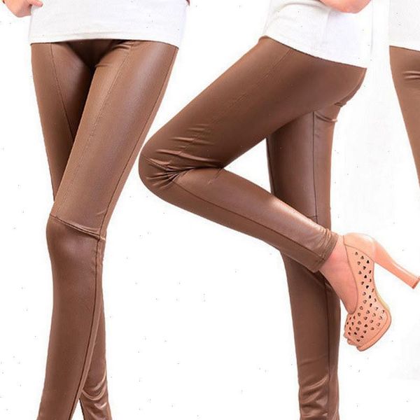 keep slim shiny leggins women imitation leather spliced leggings slim pencil pants nine leather stretchy fitness leggings mujer, Black
keep slim shiny leggins women imitation leather spliced leggings slim pencil pants nine leather stretchy fitness leggings mujer, Black