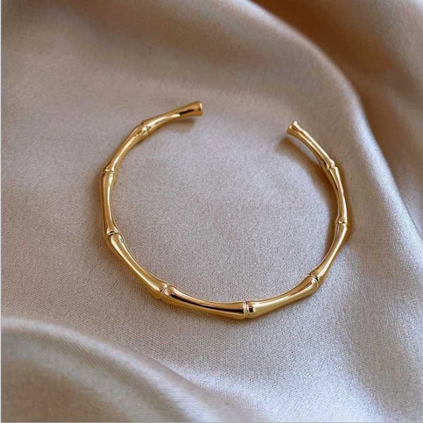charm bracelets the bamboo joint opening trend personality temperament simplicity student friend net red women's bracelet, Golden;silver
charm bracelets the bamboo joint opening trend personality temperament simplicity student friend net red women's bracelet, Golden;silver