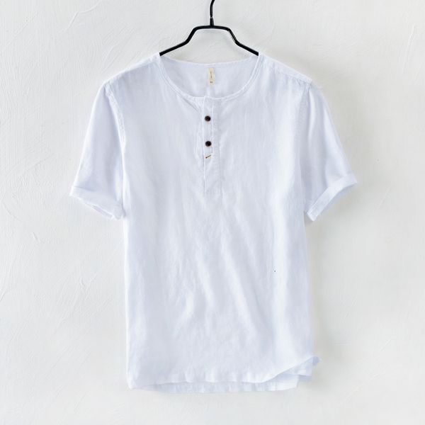 2021 new 100% linen short-sleevd brand fashion men shirts flax summer white shirt mens comfortable camisa masculina fsvg
2021 new 100% linen short-sleevd brand fashion men shirts flax summer white shirt mens comfortable camisa masculina fsvg