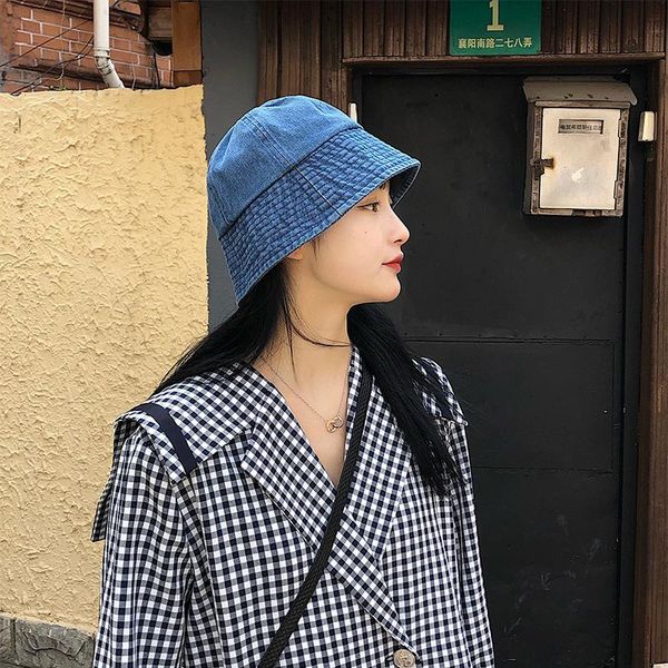 wide brim hats summer foldable fisherman hat washed denim bucket female fashion bob caps hip hop gorros lady women panama cap, Blue;gray
wide brim hats summer foldable fisherman hat washed denim bucket female fashion bob caps hip hop gorros lady women panama cap, Blue;gray