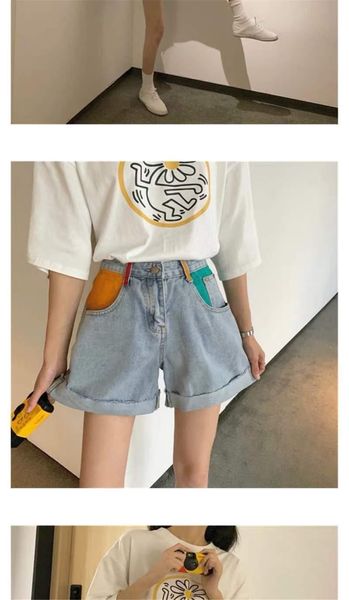 women's shorts suits fashion denim korean sport two wide-leg student suit loose piec two-piece summer style, White;black
women's shorts suits fashion denim korean sport two wide-leg student suit loose piec two-piece summer style, White;black