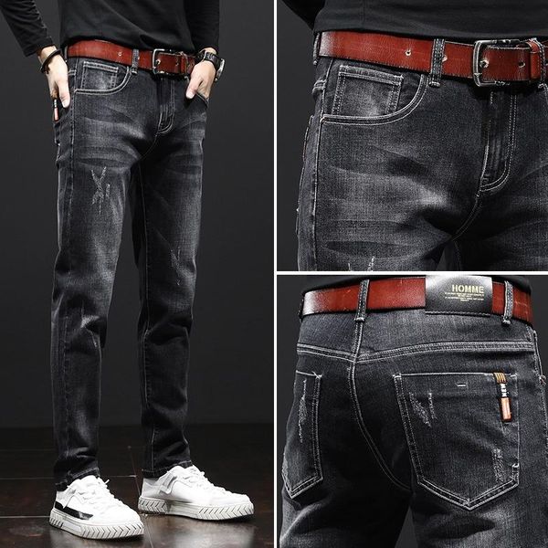 men's jeans spring autumn 2021 smart elastic business fashion straight regular stretch denim trousers men plus size 28-38, Blue
men's jeans spring autumn 2021 smart elastic business fashion straight regular stretch denim trousers men plus size 28-38, Blue