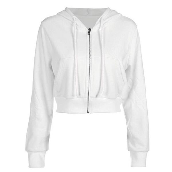 women's jackets 2021 hoodies cropped loose slim long-sleeved zipper casual short hooded cardigan jacket women streetwear outwear, Black;brown
women's jackets 2021 hoodies cropped loose slim long-sleeved zipper casual short hooded cardigan jacket women streetwear outwear, Black;brown