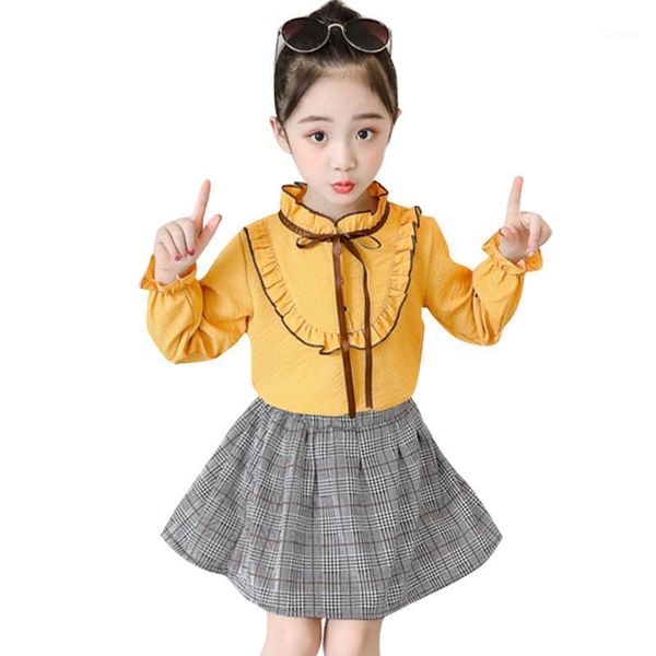 clothing sets children clothes blouse + plaid skirt for girls spring autumn kids casual style children's tracksuit, White
clothing sets children clothes blouse + plaid skirt for girls spring autumn kids casual style children's tracksuit, White