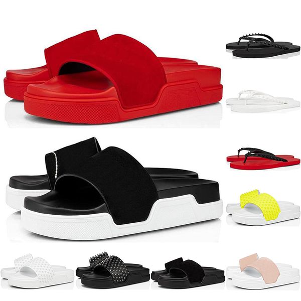 2021 men sandals fashion women casual red bottom slipper male shoe cow leather man genuine leather shoes 38-46, Black
2021 men sandals fashion women casual red bottom slipper male shoe cow leather man genuine leather shoes 38-46, Black