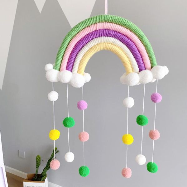 decorative objects & figurines arrival wall rainbow decoration hand-woven pendant hanging plush ball home colorful bedroom door kids gift or
decorative objects & figurines arrival wall rainbow decoration hand-woven pendant hanging plush ball home colorful bedroom door kids gift or