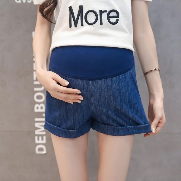 pregnant denim shorts summer fashion thin mom pregnant women's pants, White
pregnant denim shorts summer fashion thin mom pregnant women's pants, White