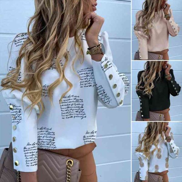 plus size women blouses long sleeve back metal buttons shirt casual o neck plus size fall blouse work wear, White
plus size women blouses long sleeve back metal buttons shirt casual o neck plus size fall blouse work wear, White