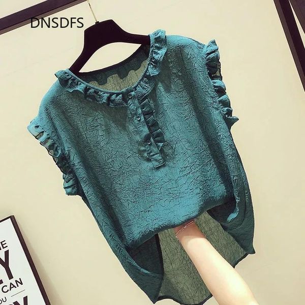 women's blouses & shirts women chiffon blouse summer solid green white ruffle shirt 2021 fashion office lady elegantes buttons woman t
women's blouses & shirts women chiffon blouse summer solid green white ruffle shirt 2021 fashion office lady elegantes buttons woman t