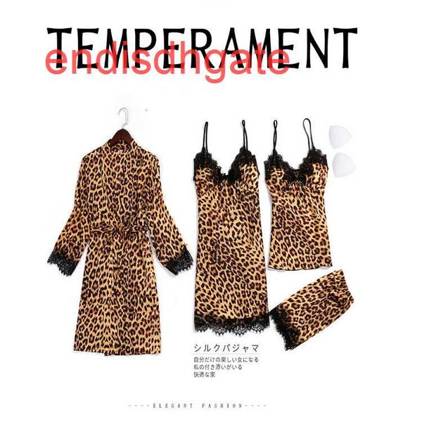 pajamas women's four ice silk new leopard pattern suspender skirt shorts two piece home suit, Black;white 
pajamas women's four ice silk new leopard pattern suspender skirt shorts two piece home suit, Black;white