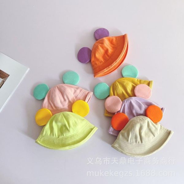 children fisherman hat color match big ear cute hats boys and girls baby spring and summer sunshade cotton caps, Yellow
children fisherman hat color match big ear cute hats boys and girls baby spring and summer sunshade cotton caps, Yellow