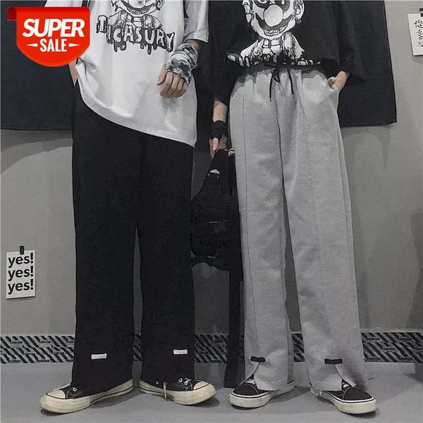 split retro streetwear high waist pants women plus size summer casual trousers sweatpants womans wide leg straight ankle-length #7d8g, Black;white
split retro streetwear high waist pants women plus size summer casual trousers sweatpants womans wide leg straight ankle-length #7d8g, Black;white
