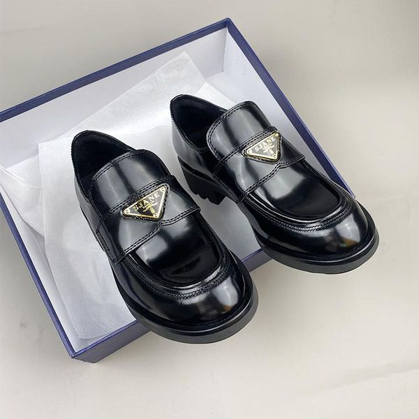 dress shoes leather loafers round toe handmade british style four seasons women's 34-42, Black
dress shoes leather loafers round toe handmade british style four seasons women's 34-42, Black