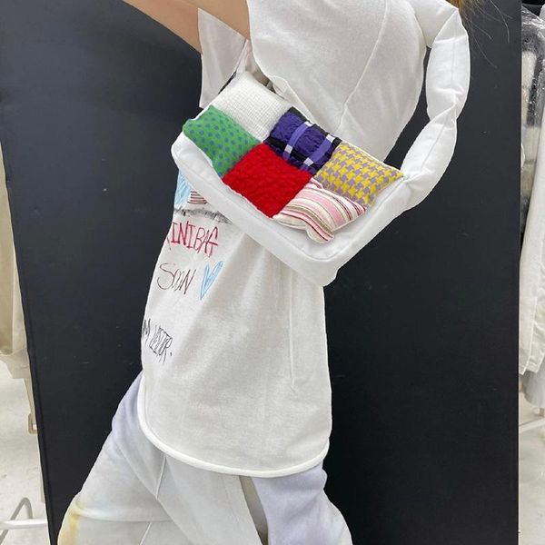 evening bags firmranch korean street style fashion contrast color square brand design soft sponge shoulder bag for woman chic cotton handbag
evening bags firmranch korean street style fashion contrast color square brand design soft sponge shoulder bag for woman chic cotton handbag