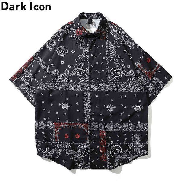 bandana hawaiian shirt men summer paisley street men's shirts oversized shirts for men women 210603, White;black
bandana hawaiian shirt men summer paisley street men's shirts oversized shirts for men women 210603, White;black