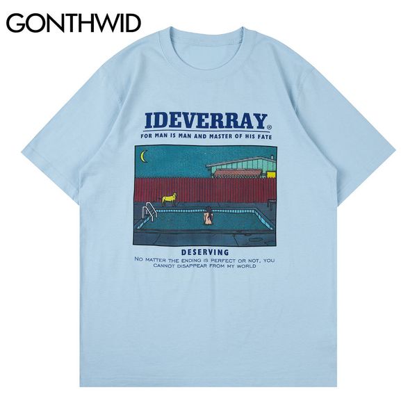 gonthwid tees shirts men summer casual hip hop night landscape print short sleeve t-shirts loose streetwear harajuku tshirt c0315, White;black
gonthwid tees shirts men summer casual hip hop night landscape print short sleeve t-shirts loose streetwear harajuku tshirt c0315, White;black