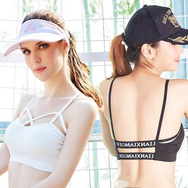 bras european and american chest cross hollow tube short navel strap letter beauty back sports underwear with pad, Red;black
bras european and american chest cross hollow tube short navel strap letter beauty back sports underwear with pad, Red;black