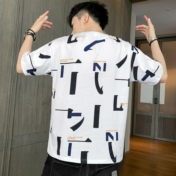 men's t-shirts pure cotton short sleeve t-shirt summer 2021 comfortable fashion colour completely matching alphabet 81125, White;black
men's t-shirts pure cotton short sleeve t-shirt summer 2021 comfortable fashion colour completely matching alphabet 81125, White;black