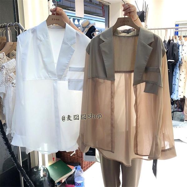 women's jackets oversized coat women summer 2021 korean style loose long sleeve sun protection suit jacket thin breathable casual top, Black;brown
women's jackets oversized coat women summer 2021 korean style loose long sleeve sun protection suit jacket thin breathable casual top, Black;brown
