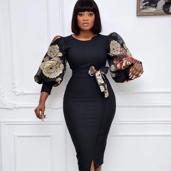 casual dresses 2021 fashion african women elegant bodycon o neck lantern sleeve high waist dress office ladies printed bow black, Black;gray
casual dresses 2021 fashion african women elegant bodycon o neck lantern sleeve high waist dress office ladies printed bow black, Black;gray