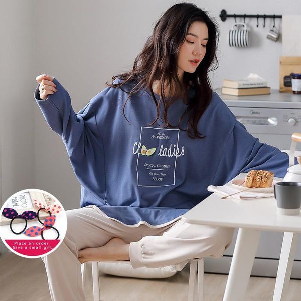 winter pajamas for women loose cotton women's pajamas simple blue letter pattern pullover sleepwear thicken keep warm home suit, Black;red
winter pajamas for women loose cotton women's pajamas simple blue letter pattern pullover sleepwear thicken keep warm home suit, Black;red