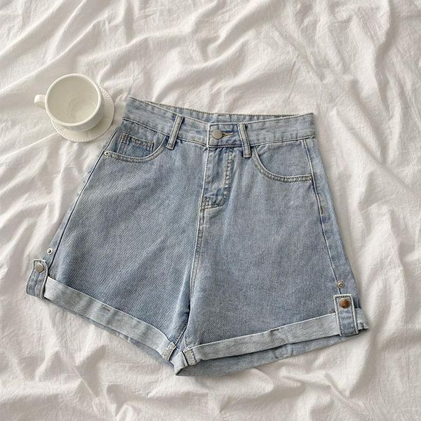 women's shorts fashion design denim women summer 2021 high waist wide leg all match female clothing quality, White;black
women's shorts fashion design denim women summer 2021 high waist wide leg all match female clothing quality, White;black