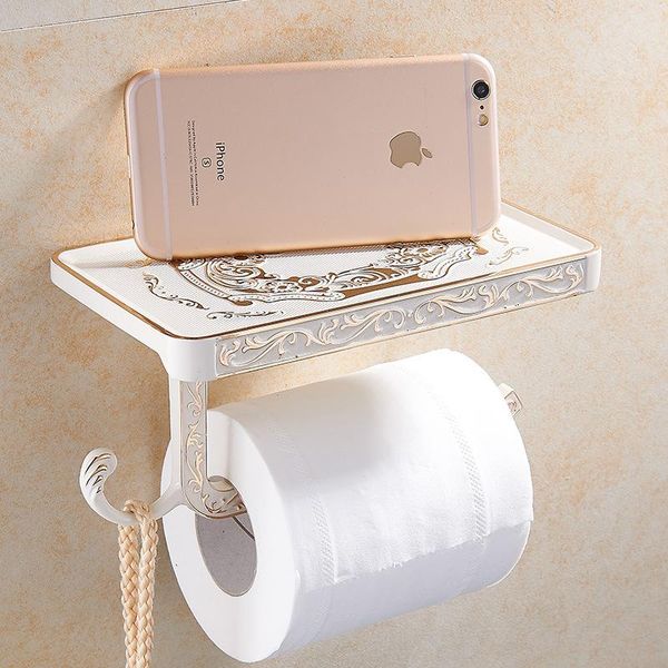 toilet paper holders antique brass black tissue roll holder for bathroom accessory mobile phone shelve towel storage rack with robe hook
toilet paper holders antique brass black tissue roll holder for bathroom accessory mobile phone shelve towel storage rack with robe hook