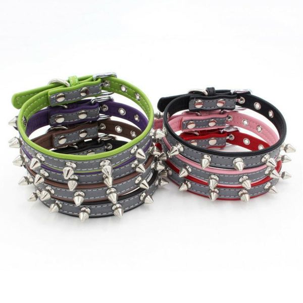 dog collars & leashes 10 pieces/lot reflective collar 7 colors 4 sizes small medium necklace one row spike studded puppy pet
dog collars & leashes 10 pieces/lot reflective collar 7 colors 4 sizes small medium necklace one row spike studded puppy pet