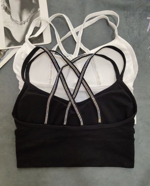 factory direct sales new diamond fashion trendy vest bra sports womens beautiful back girl wrapped chest tube mid-length, Black;white
factory direct sales new diamond fashion trendy vest bra sports womens beautiful back girl wrapped chest tube mid-length, Black;white