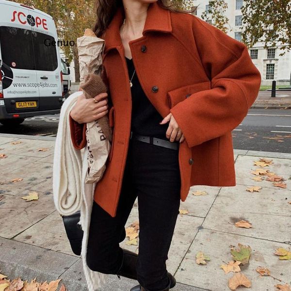 women's wool & blends chic winter vintage lapel single breasted loose pocket warm black caramel woolen coat women coats jackets wild
women's wool & blends chic winter vintage lapel single breasted loose pocket warm black caramel woolen coat women coats jackets wild