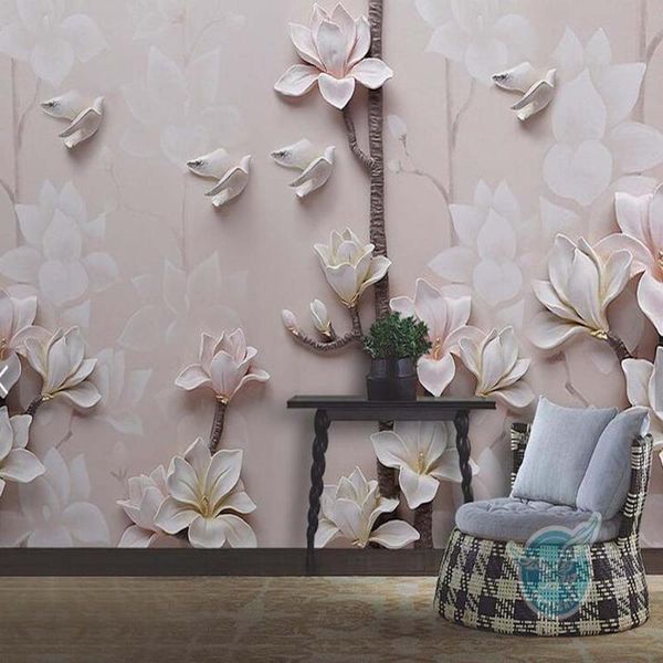wallpapers embossed yulan magnolia flower po mural living room walls art decor papel de parede textured 3d wallpaper
wallpapers embossed yulan magnolia flower po mural living room walls art decor papel de parede textured 3d wallpaper