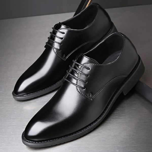 dress shoes mazefeng classic business men's fashion elegant formal wedding slip on office oxford shoe for new dtat, Black
dress shoes mazefeng classic business men's fashion elegant formal wedding slip on office oxford shoe for new dtat, Black
