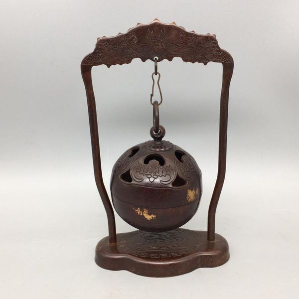fragrance lamps ancient bronze ware spherical hanging incense burner desk decoration home decor buddhism ornaments
fragrance lamps ancient bronze ware spherical hanging incense burner desk decoration home decor buddhism ornaments