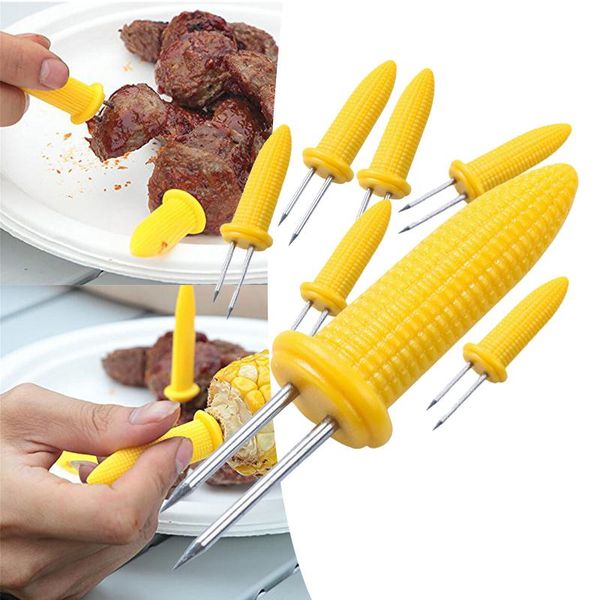 forks toothpick fruit salad cutlery fork double-headed metal corn cob holder 15/25/30pcs picks homestay tableware
forks toothpick fruit salad cutlery fork double-headed metal corn cob holder 15/25/30pcs picks homestay tableware
