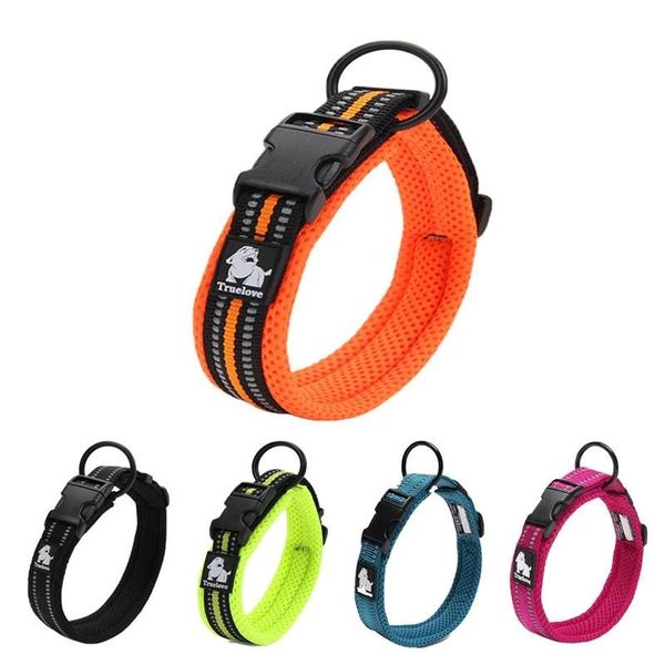 durable pet dog collar adjustable breathable personalized dog collar reflective for small medium large pets training accessories
durable pet dog collar adjustable breathable personalized dog collar reflective for small medium large pets training accessories