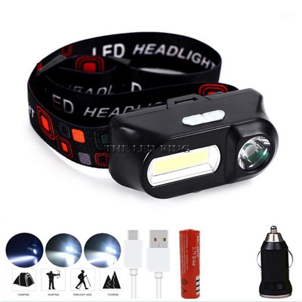 3800lm mini xpe+cob led headlight headlamp head lamp usb rechargeable 6 modes camping hiking night fishing light1 
3800lm mini xpe+cob led headlight headlamp head lamp usb rechargeable 6 modes camping hiking night fishing light1