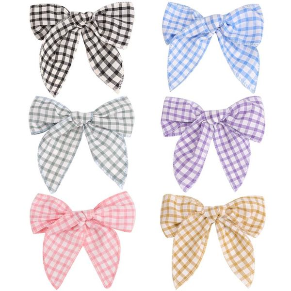 hair accessories cn 6" fashion plaid clips colorful cheer bow hairclips for girls kids hairclip headdress summer, Slivery;white
hair accessories cn 6" fashion plaid clips colorful cheer bow hairclips for girls kids hairclip headdress summer, Slivery;white