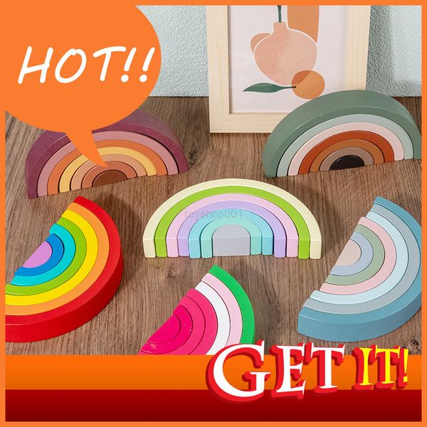 2022 toyshop001 montessori new arch bridge rainbow building blocks kids wood stacker baby toy color cognitive children educational wooden to
2022 toyshop001 montessori new arch bridge rainbow building blocks kids wood stacker baby toy color cognitive children educational wooden to