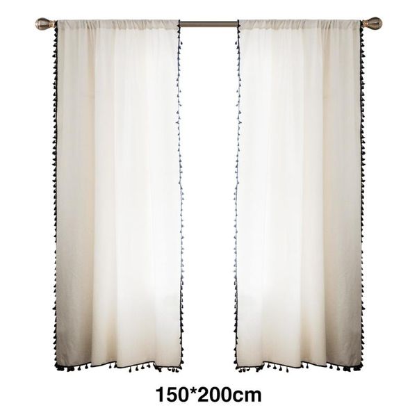 2pcs window bedroom panel home tulle simple elegant with tassel semi- curtain linen look decorative kitchen living room
2pcs window bedroom panel home tulle simple elegant with tassel semi- curtain linen look decorative kitchen living room