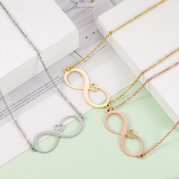 pendant necklaces 20pcs strip infinity heart stainless steel cable chain for diy custom name women's men's jewelry, Silver
pendant necklaces 20pcs strip infinity heart stainless steel cable chain for diy custom name women's men's jewelry, Silver