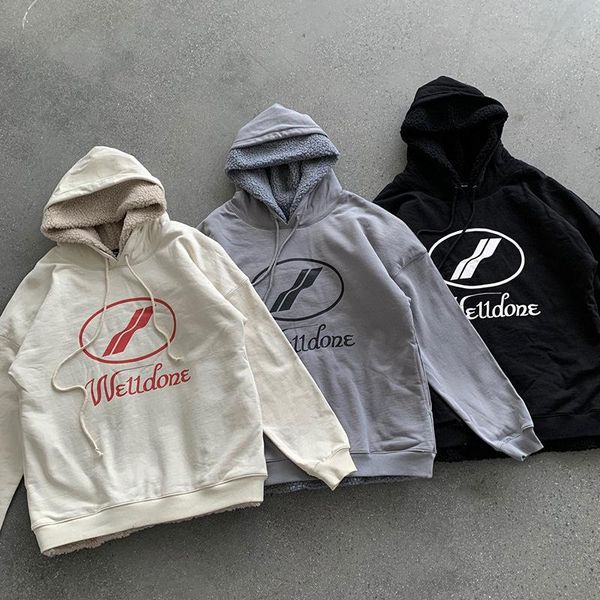 men's hoodies & sweatshirts 2021s high street we11done logo print hoodie plus velvet women's swearshirt winter and autumn swearshi, Black
men's hoodies & sweatshirts 2021s high street we11done logo print hoodie plus velvet women's swearshirt winter and autumn swearshi, Black