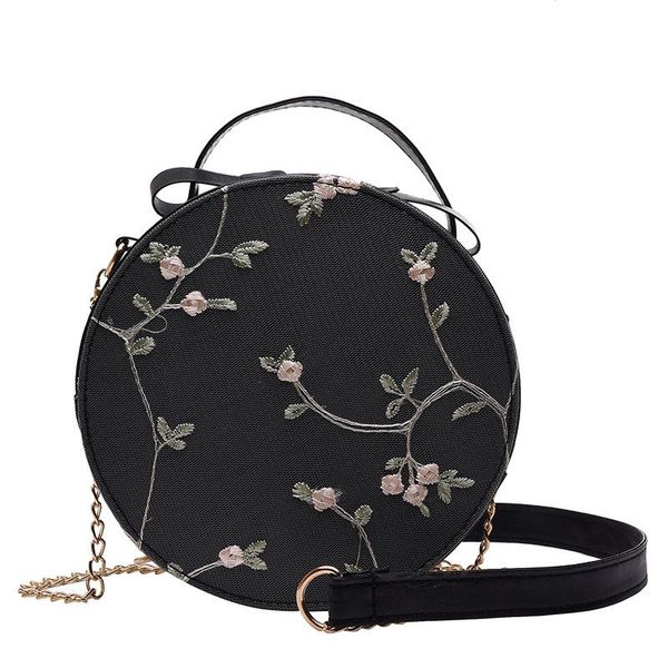 evening bags shoulder bag sweet lace round handbags for girls female small fresh flower chain pu leather women crossbody
evening bags shoulder bag sweet lace round handbags for girls female small fresh flower chain pu leather women crossbody